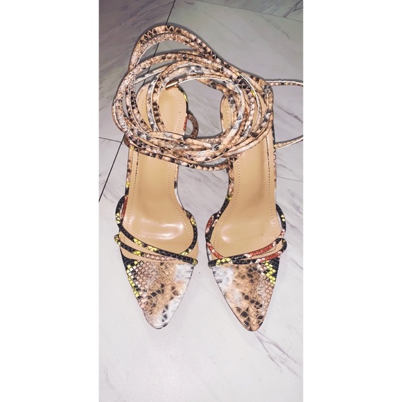 Snake Skin Heels - Picture 7 of 9